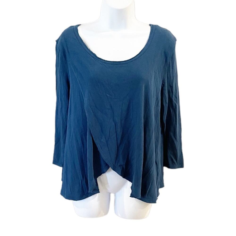 We The Free Scoop Neck Fold Front Casual Top Size XS